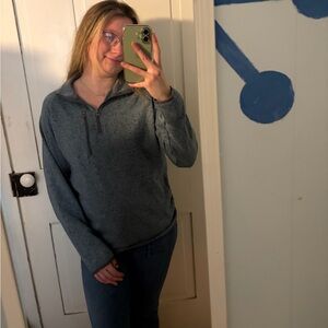 mens royal class blue quarter zips